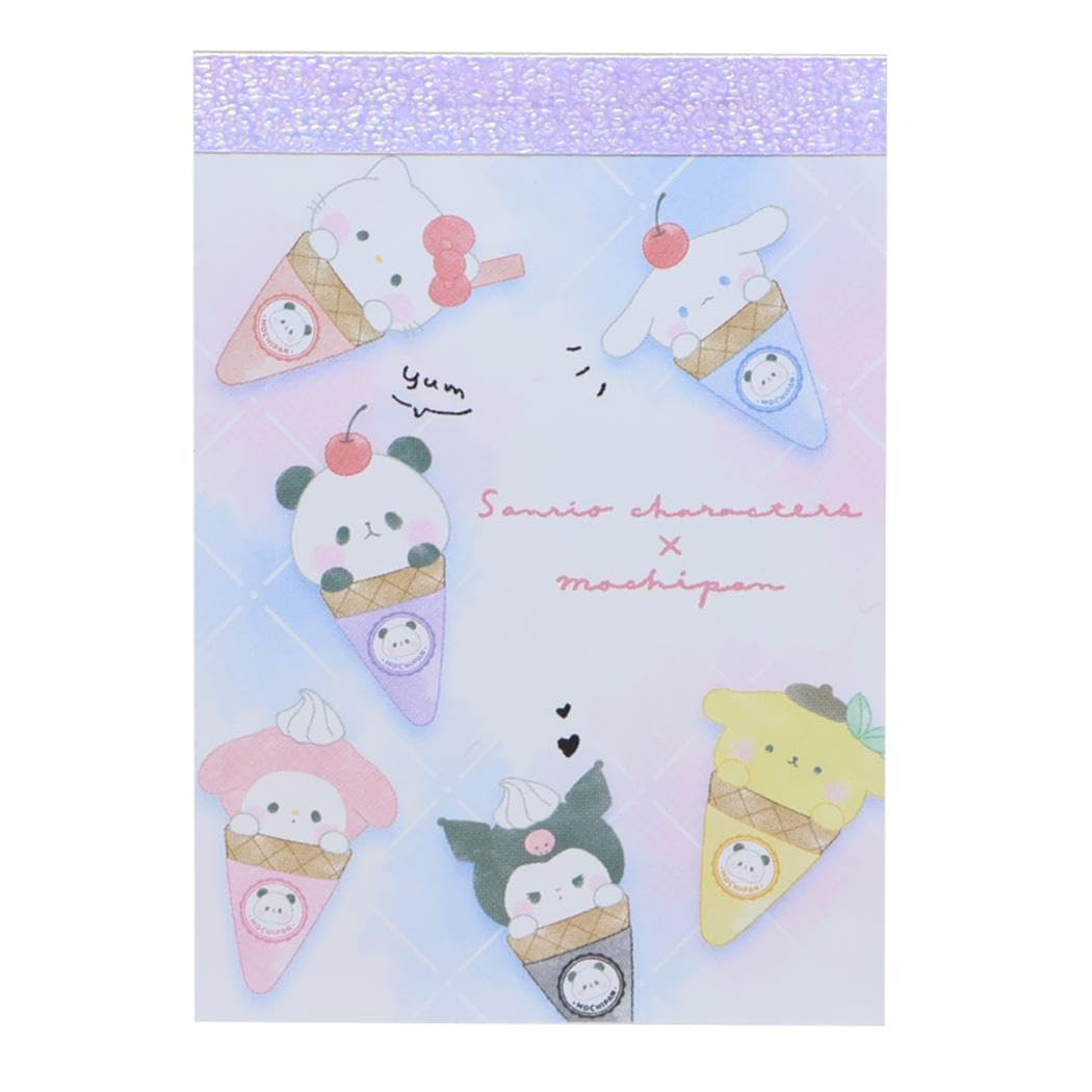 サンリオ NICE AND SUGARY メモ　パット Amazon.co.jp: サンリオキャラクターズxもちもちぱんだ[メモ帳